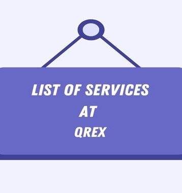 list of services at qrex